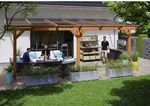 SKANHOLZ Terrassen&uuml;berdachung &raquo;Andria&laquo;, Breite: 648 cm, Dach: Polycarbonat (PC),