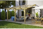 SKANHOLZ Terrassen&uuml;berdachung &raquo;Venezia&laquo;, Breite: 434 cm, Dach: Polycarbonat (PC),