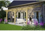 SKANHOLZ Terrassen&uuml;berdachung &raquo;Venezia&laquo;, Breite: 541 cm, Dach: Polycarbonat (PC),