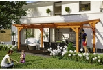 SKANHOLZ Terrassen&uuml;berdachung &raquo;Sanremo&laquo;, Breite: 648 cm, Dach: Polycarbonat (PC),