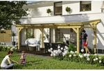 SKANHOLZ Terrassen&uuml;berdachung &raquo;Sanremo&laquo;, Breite: 648 cm, Dach: Polycarbonat (PC),