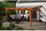 SKANHOLZ Terrassen&uuml;berdachung &raquo;Sanremo&laquo;, Breite: 541 cm, Dach: Polycarbonat (PC),