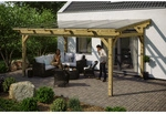 SKANHOLZ Terrassen&uuml;berdachung &raquo;Sanremo&laquo;, Breite: 541 cm, Dach: Polycarbonat (PC),