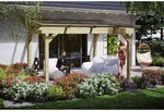 SKANHOLZ Terrassen&uuml;berdachung &raquo;Sanremo&laquo;, Breite: 434 cm, Dach: Polycarbonat...