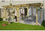 SKANHOLZ Terrassen&uuml;berdachung &raquo;Siena&laquo;, Breite: 541 cm, Dach: Polycarbonat (PC),