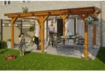 SKANHOLZ Terrassen&uuml;berdachung &raquo;Siena&laquo;, Breite: 541 cm, Dach: Polycarbonat (PC),