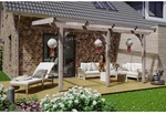 SKANHOLZ Terrassen&uuml;berdachung &raquo;Rimini&laquo;, Breite: 434 cm, Dach: Polycarbonat (PC),