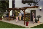 SKANHOLZ Terrassen&uuml;berdachung &raquo;Ravenna&laquo;, Breite: 434 cm, Dach: Polycarbonat (PC),