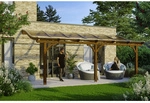 SKANHOLZ Terrassen&uuml;berdachung &raquo;Venezia&laquo;, Breite: 648 cm, Dach: Polycarbonat (PC),