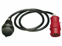 Brennenstuhl® Adapter-Leitung, Kabellänge: 1,5 m - schwarz