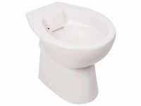 aquaSu® Stand WC »mainstream«, Tiefspüler, weiß, spülrandlos - weiss