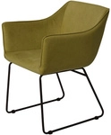SIT Stuhl-Set &raquo;SIT&CHAIRS&laquo;, BxHxT: 56 x 82 x 61 cm, stoff/metall - gruen