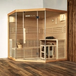 HOME DELUXE Sauna &raquo;Skyline XL BIG&laquo;, inkl. 8 kW Saunaofen mit integrierter