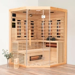 HOME DELUXE Infrarotkabine &raquo;Sahara XXL VSS&laquo;, f&uuml;r 4 Pers., Eckeinstieg,