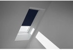 VELUX Verdunkelungsrollo, dunkelblau/aluminiumfarben, Polyester