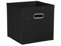 ZELLER Aufbewahrungsbox, BxHxL: 28 x 28 x 28 cm, Kunstfaser - schwarz