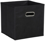 ZELLER Aufbewahrungsbox, BxHxL: 28 x 28 x 28 cm, Kunstfaser - schwarz