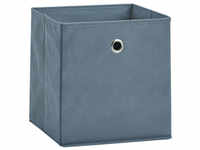 ZELLER Aufbewahrungsbox, BxH: 28 x 28 cm, Kunstfaser - blau