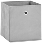 ZELLER Aufbewahrungsbox, BxH: 28 x 28 cm, Kunstfaser - grau