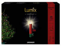 KRINNER Christbaumkerzen Lumix Superlight mini, Rot | Grün, 6er