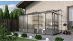 VITAVIA Gew&auml;chshaus &raquo;Osiris&laquo;, 7,8 m&sup2;, Kunststoff/Aluminium, winterfest - schwarz