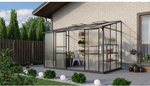 VITAVIA Gew&auml;chshaus &raquo;Osiris&laquo;, 6,5 m&sup2;, Kunststoff/Aluminium, winterfest - schwarz
