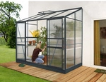 VITAVIA Gew&auml;chshaus &raquo;Styx&laquo;, 3,3 m&sup2;, Kunststoff/Aluminium, winterfest - grau