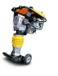 BAMATO Vibrationsstampfer, &raquo;V-85G&laquo;, LxBxH: 78x45,5x107 cm, gelb