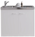 RESPEKTA Minik&uuml;che &raquo;Levin&laquo;, HxBxT: 87 x 100 x 60 cm - weiss