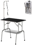PawHut Trimmtisch, schwarz, BxHxL: 60 x 90 x 75 cm - blau