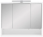SCHILDMEYER Spiegelschrank &raquo;Kimi&laquo;, BxHxT: 70 x 60,5 x 16 cm, 3-t&uuml;rig, wei&szlig; -