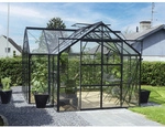VITAVIA Gew&auml;chshaus &raquo;Sirona&laquo;, 13 m&sup2;, Aluminium/ESG Glas, winterfest - schwarz