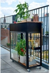 JULIANA Gew&auml;chshaus &raquo;Urban Vertical&laquo;, BxT: 33 x 71 cm, 3 mm Sicherheitsglas -