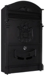 Rottner Tresor Briefkasten &raquo;Teramo&laquo;, schwarz, Aluminium, (B x H:) 26 x 41 cm