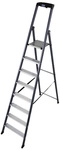 KRAUSE Stufen-Stehleiter &raquo;MONTO&laquo;, 8 Sprossen, Aluminium - silberfarben