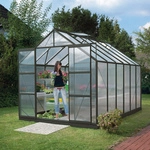 VITAVIA Gew&auml;chshaus &raquo;Mars&laquo;, B x L x H: 257 x 383 x 231,8 cm - grau