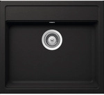 SCHOCK K&uuml;chensp&uuml;le, Nemo N-100 Nero, Granit | Komposit | Quarz, 57 x 51 - grau