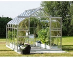 VITAVIA Gew&auml;chshaus &raquo;Dione&laquo;, 8,3 m&sup2;, Aluminium/Glas, winterfest - silberfarben