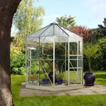 VITAVIA Gew&auml;chshaus &raquo;Juno&laquo;, 4,5 m&sup2;, Kunststoff/Aluminium/ESG Glas, winterfest -