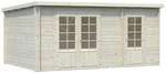 PALMAKO Blockbohlenhaus &raquo;Ella&laquo;, Holz, BxHxT: 477 x 214 x 300 cm (Au&szlig;enma&szlig;e inkl.