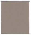 LIEDECO Klemmfix-Rollo, Stoff, verdunkelnd - braun