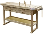 HOLZMANN-MASCHINEN Hobelbank, BxHxL: 58 x 16 x 166 cm, Holz - rot