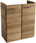FACKELMANN Waschbeckenunterschrank &raquo;MILANO&laquo;, BxHxT: 52 x 61 x 27,5 cm - braun