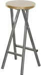 FUN STAR Barhocker, &Oslash;xH: 35 x 82 cm, Kiefernholz - braun