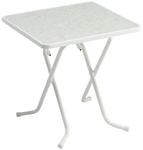 BEST Klapptisch &raquo;Primo&laquo;, BxHxT: 67 x 70 x 67 cm, Tischplatte: Alcolit - weiss
