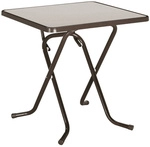 BEST Klapptisch &raquo;Primo&laquo;, BxHxT: 67 x 70 x 67 cm, Tischplatte: Alcolit - braun