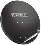 SCHWAIGER Offset Antenne, max. 38,5 db, Anthrazit - grau