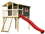 KARIBU Spielturm &raquo;Benjamin&laquo;, BxHxT: 225 cm x 309 cm x 250 cm, terragrau