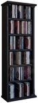 VCM Regal &raquo;Vetro&laquo;, BxHxL: 18 x 91,5 x 31 cm, Holzwerkstoff - schwarz