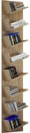 VCM Regal &raquo;Lansi Maxi&laquo;, BxHxL: 16 x 180 x 33 cm, Holzwerkstoff - braun